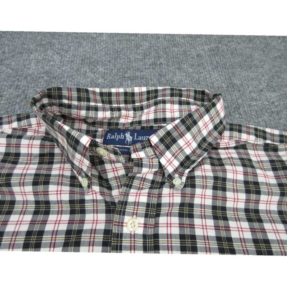 Ralph Lauren Authentic Multicolored Plaid Button … - image 4