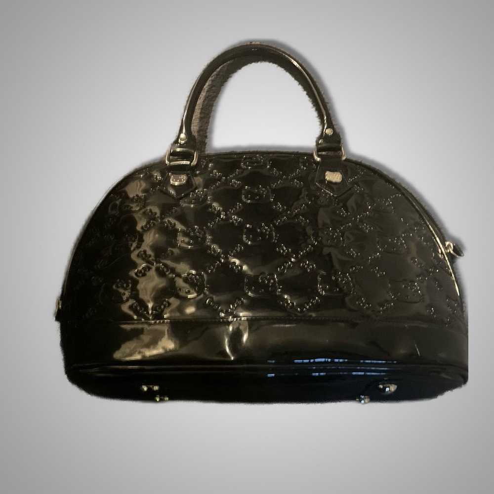 Hello Kitty Vintage Patent Leather Tote / Purse - image 3