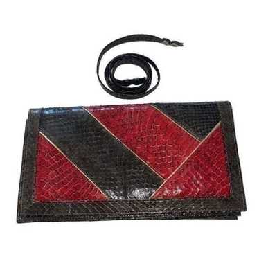 Genuine Snakeskin Vintage Clutch