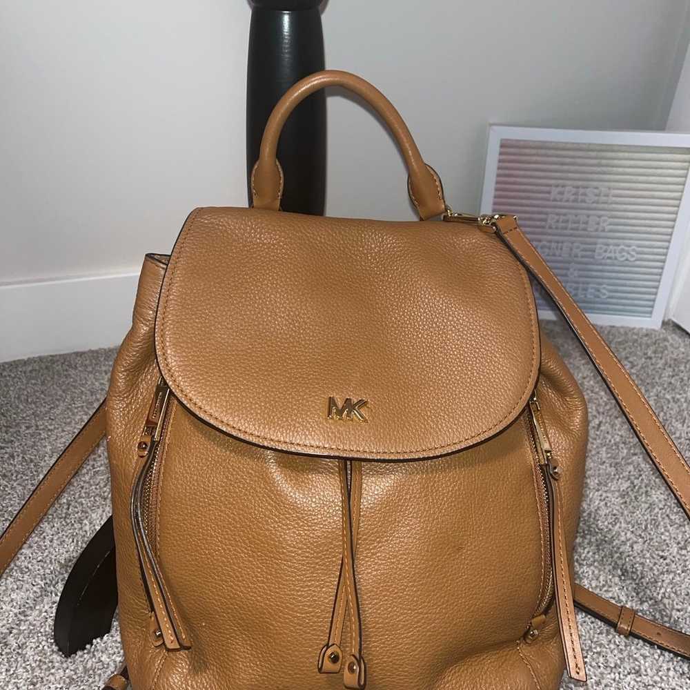 Michael Kors Evie Medium Leather Backpack - image 3