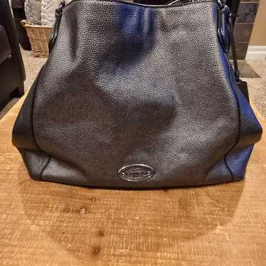 Coach Edie Shoulder Bag in gunmetal gray