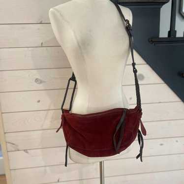 Free People Heartstrings Crossbody NWOT Burgundy