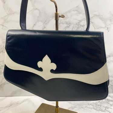 Yukisaburo Watanabe Genuine Leather Lily Handbag - image 1