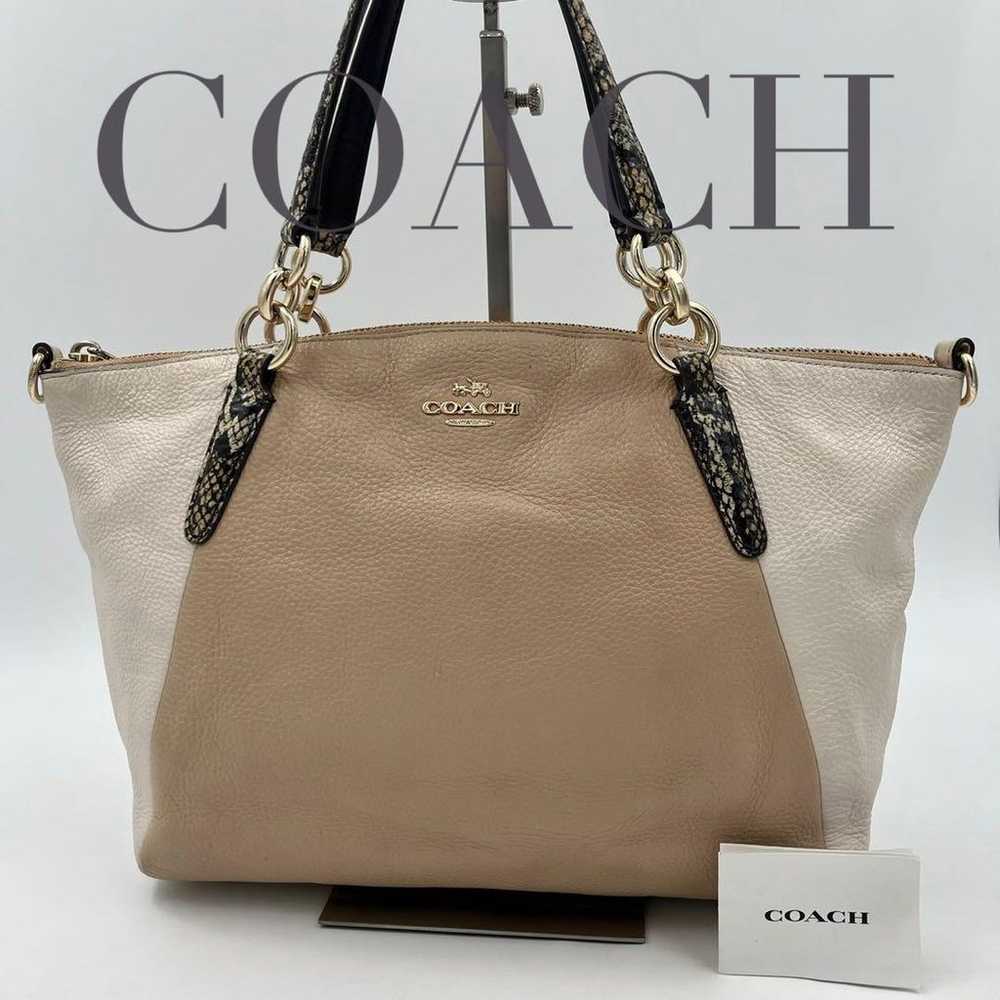 Coach Beachwood Multi Exotic Logo Tote Bag Bicolor - image 1