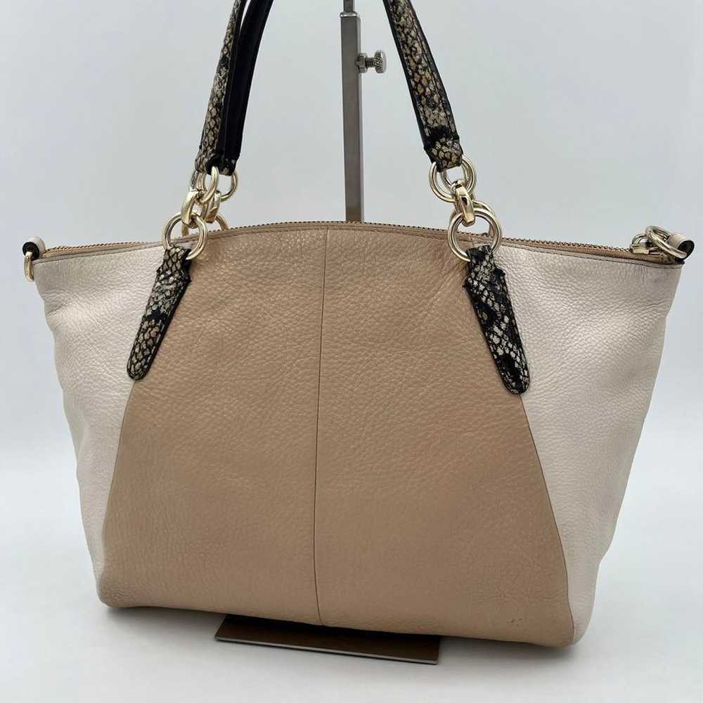 Coach Beachwood Multi Exotic Logo Tote Bag Bicolor - image 2