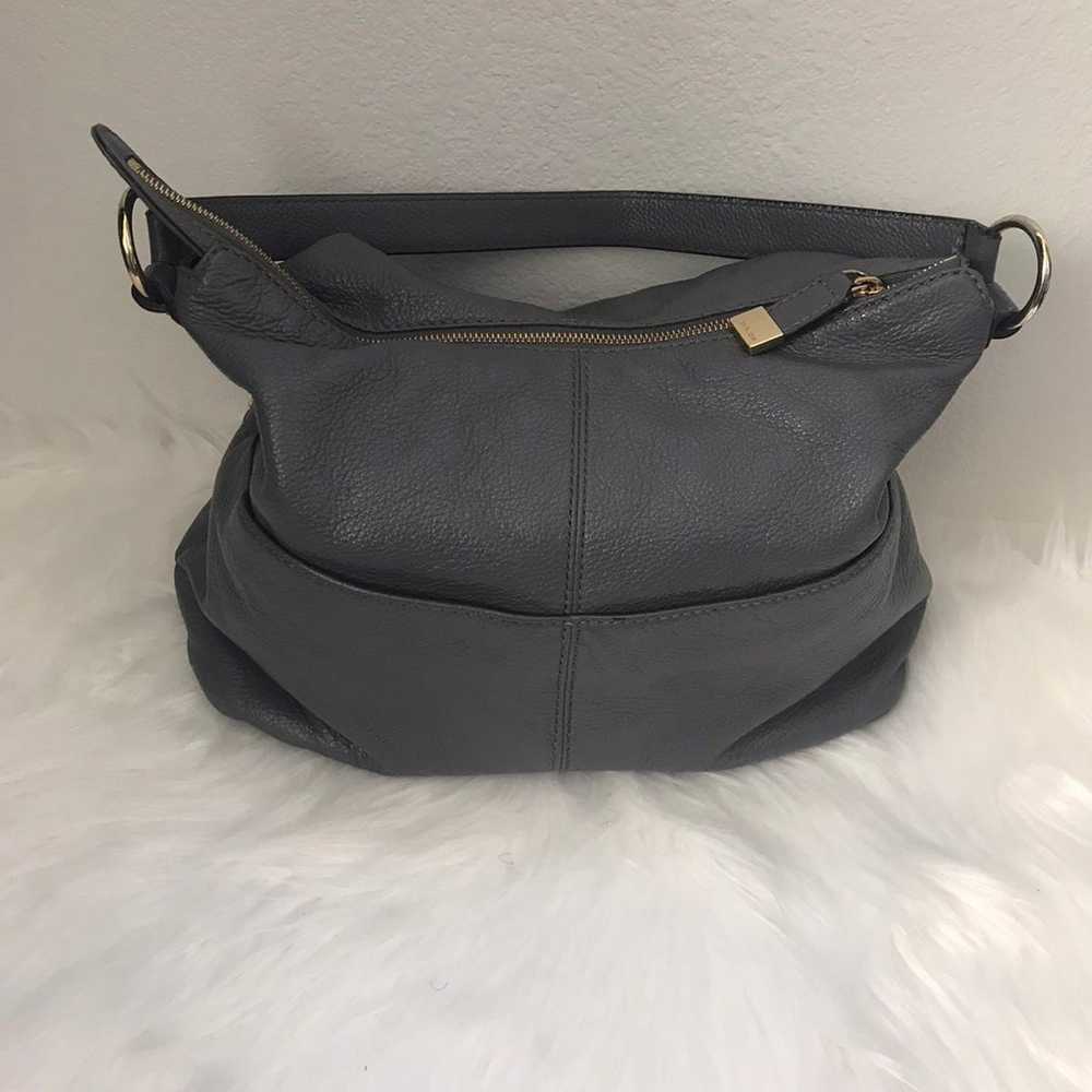 Michael Kors gray leather handbag - image 3