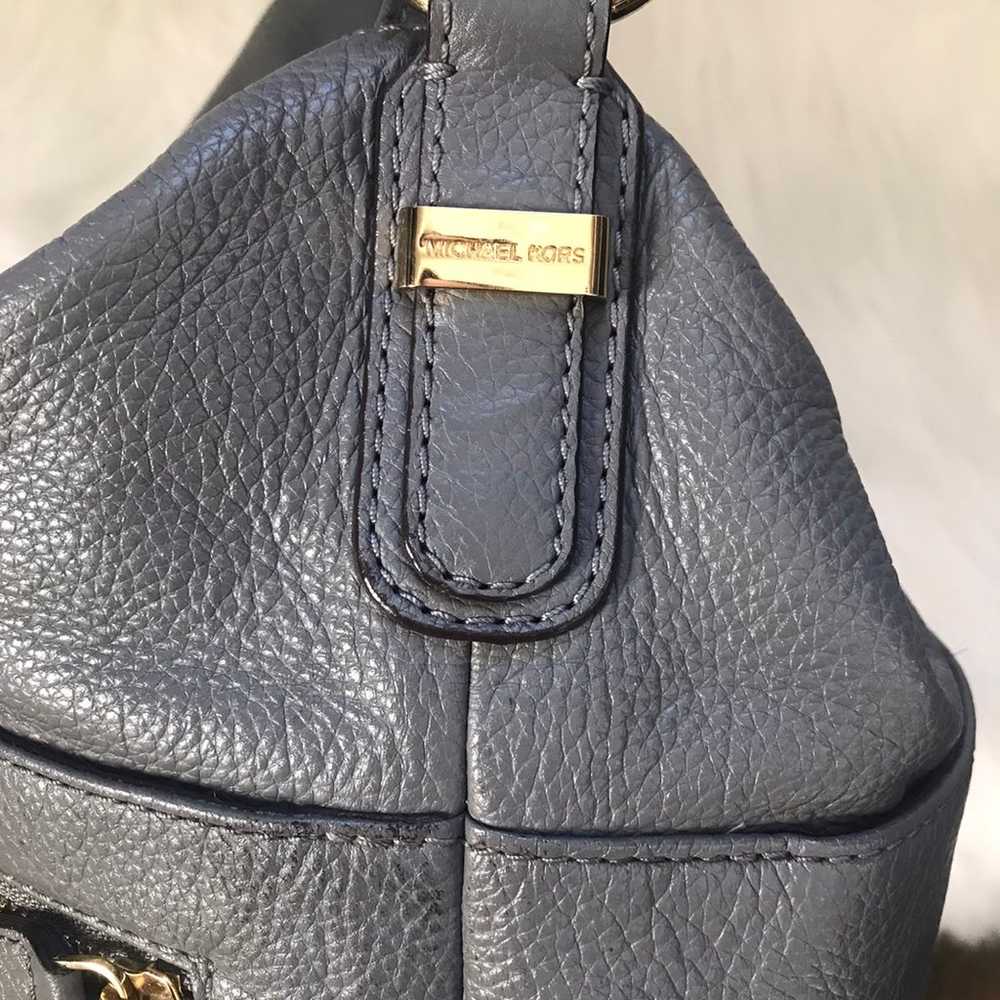 Michael Kors gray leather handbag - image 6