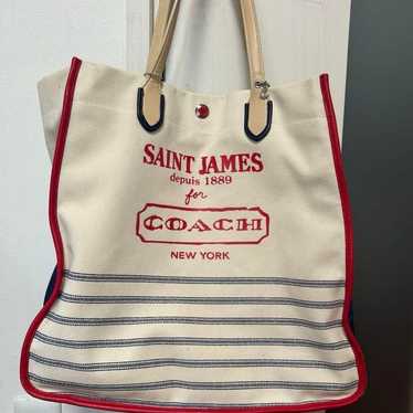 COACH SAINT JAMES Limited Collaboration Tote Bag.