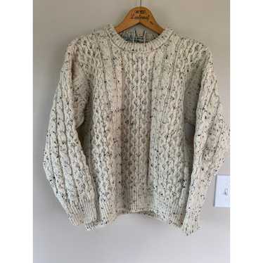 Vintage Gaeltarra wool boxy fisherman sweater cabl