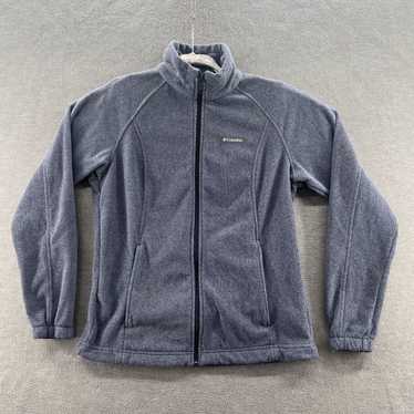 Vintage Columbia Fleece Polyester Jacket in Blue … - image 1