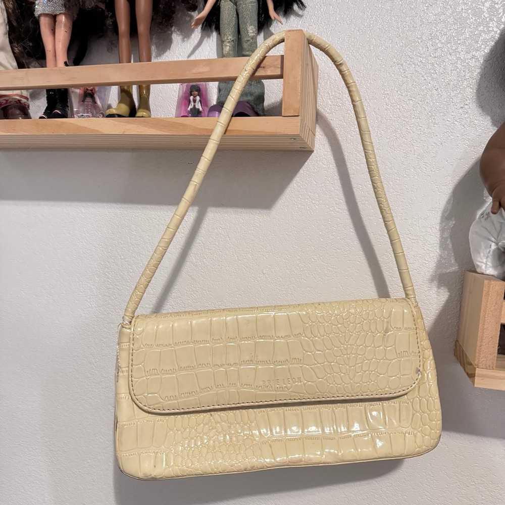 Brie Leon the camille bone croc bag - image 1