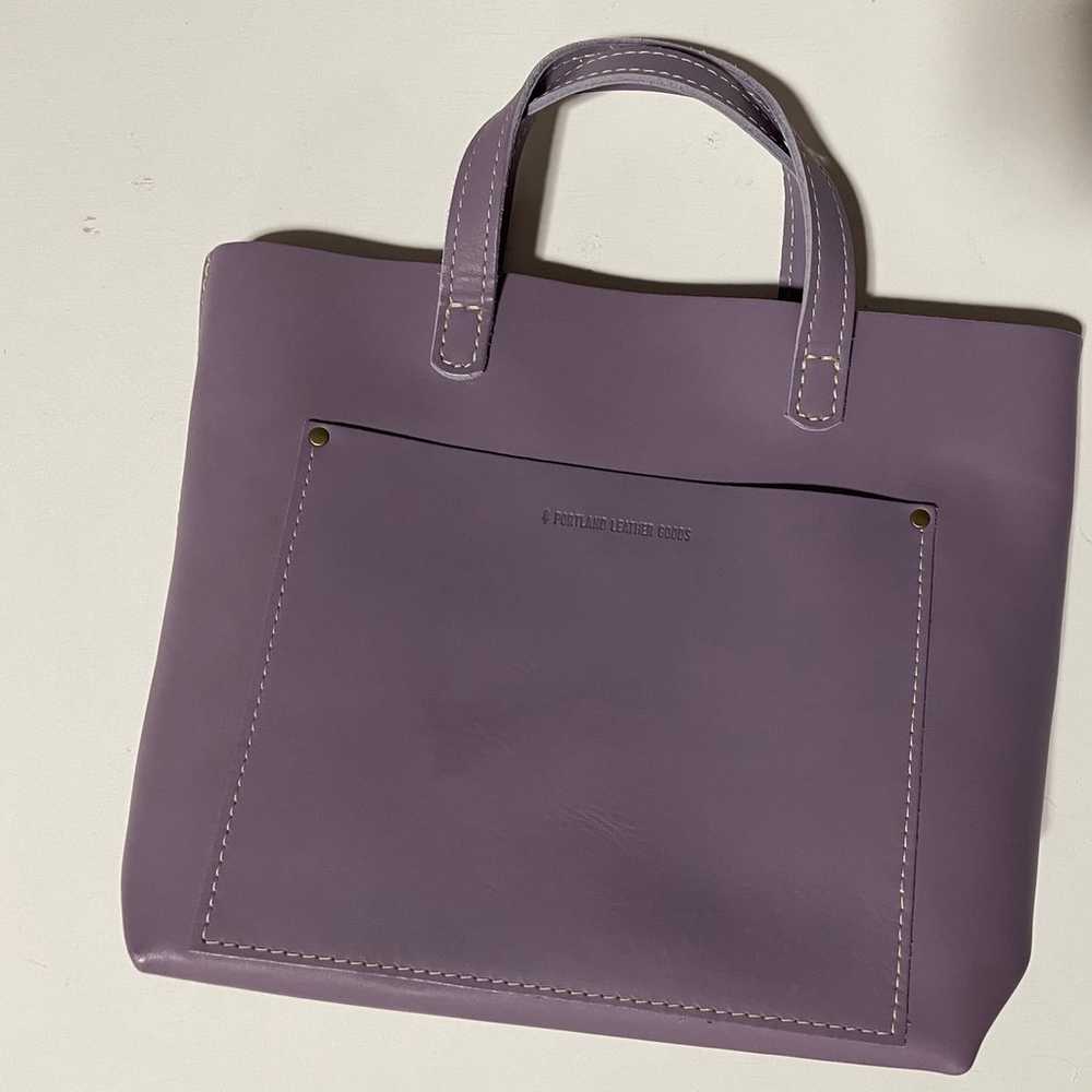 Portland Leather Goods Medium Crossbody - lavender - image 1