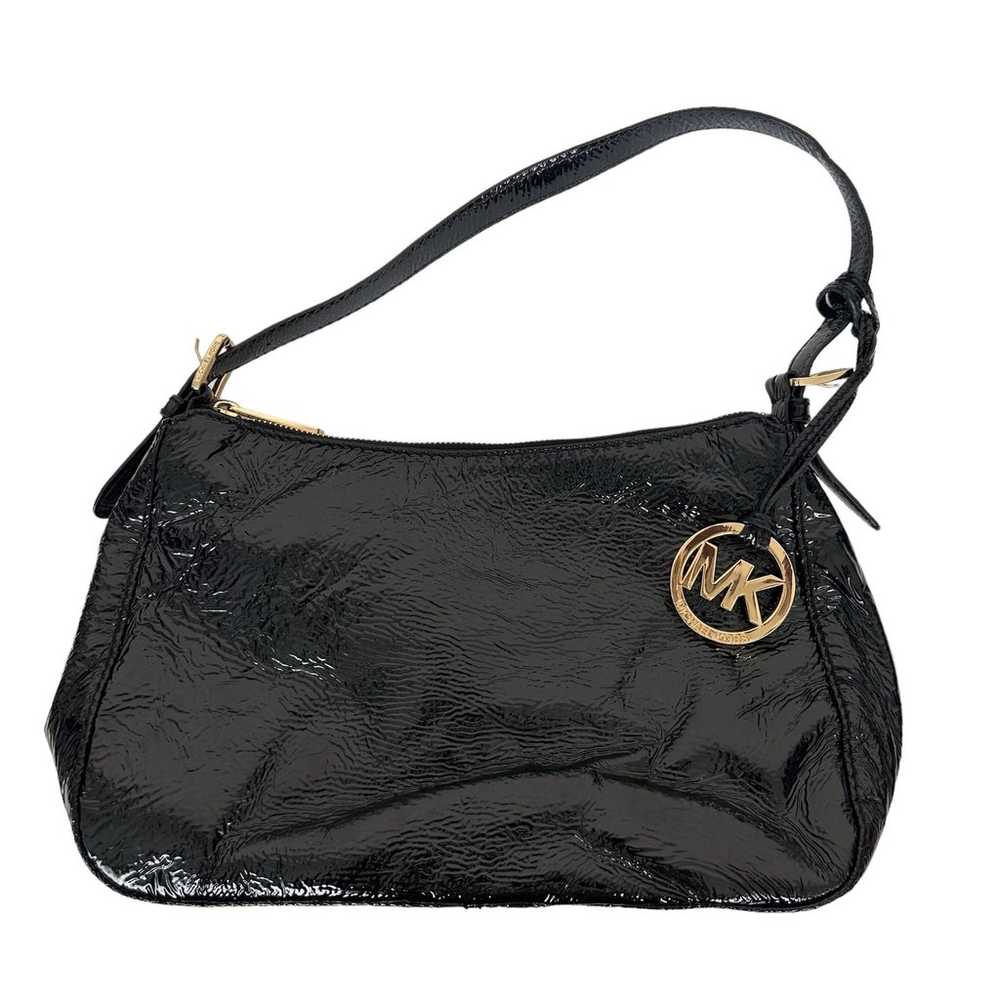 Michael Kors Black Patent Leather Shoulder Bag - image 1