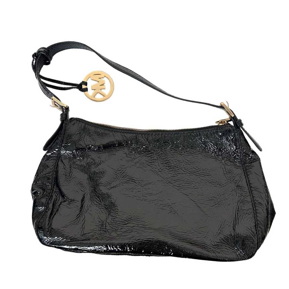 Michael Kors Black Patent Leather Shoulder Bag - image 4