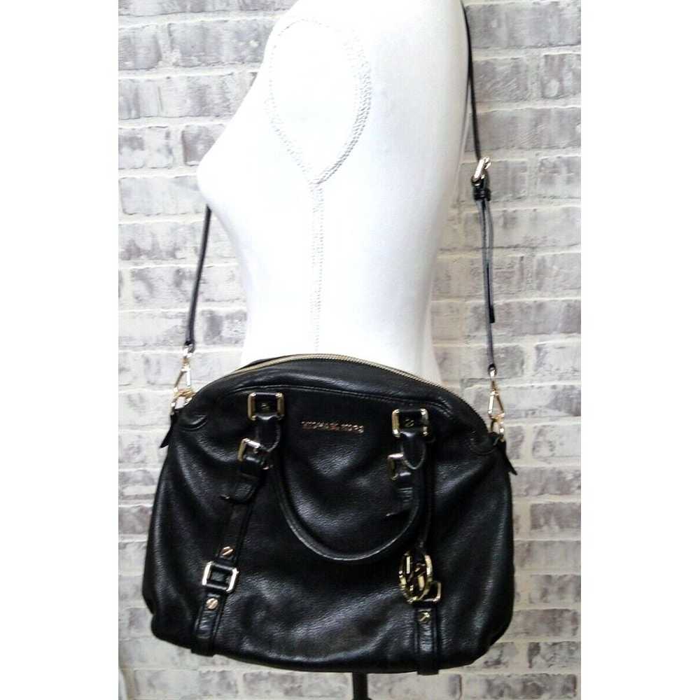 MICHAEL KORS WESTON BLACK LEATHER SHOULDER BAG SA… - image 1