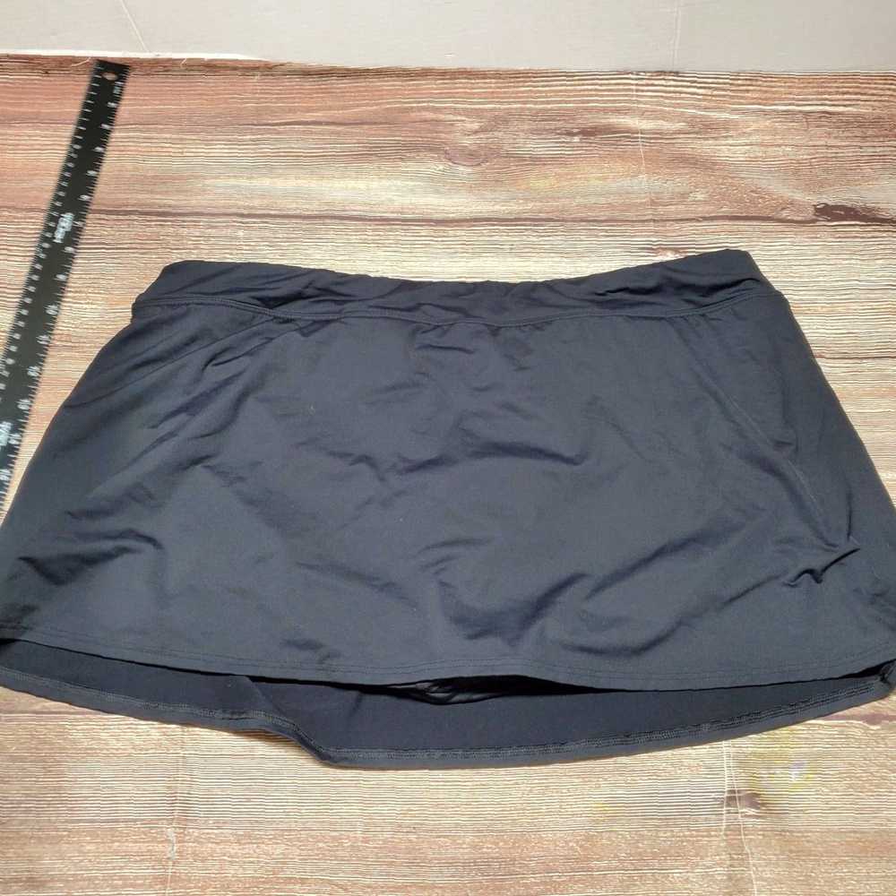 Vintage Solid Black Swimwear Skirt Shorts for Wom… - image 1