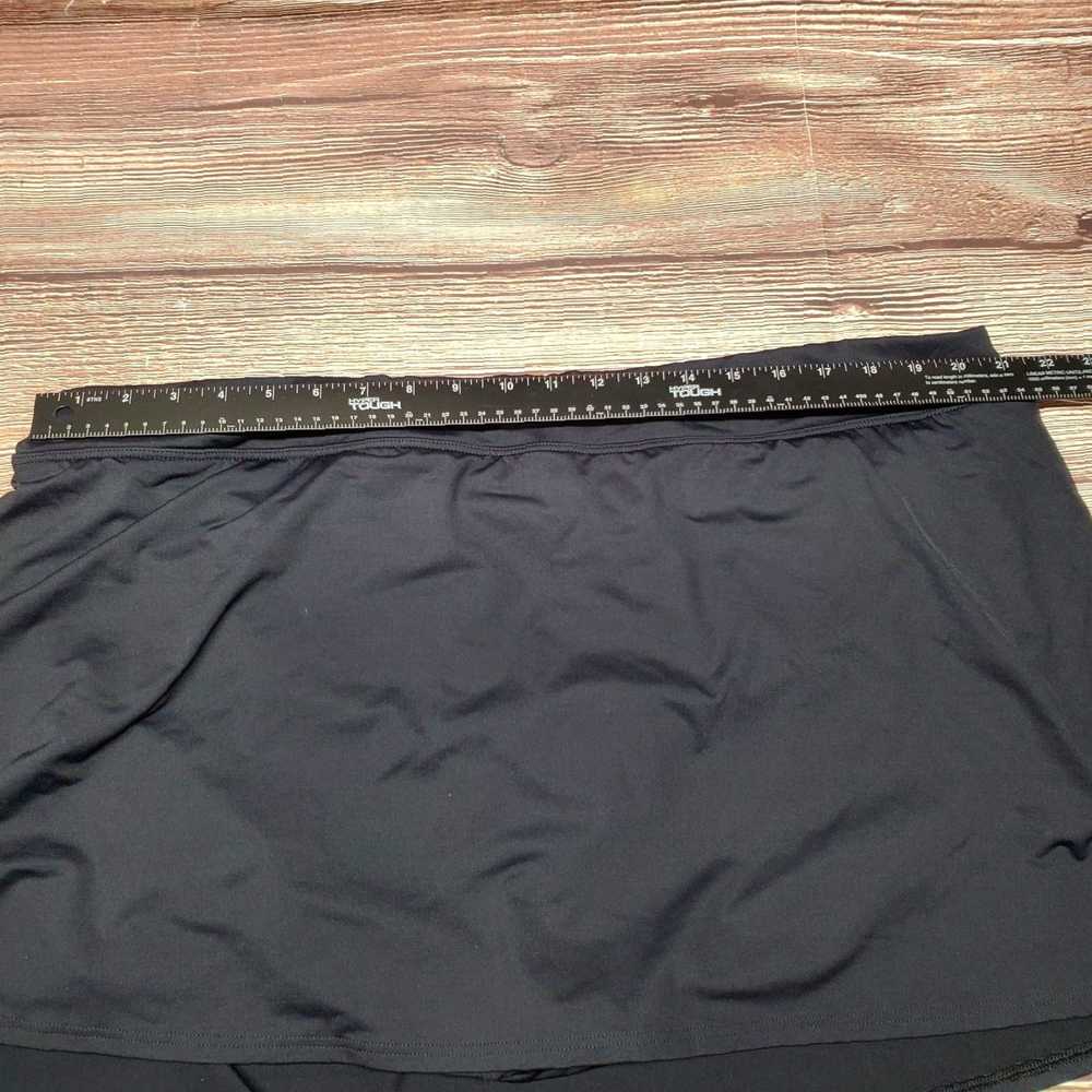 Vintage Solid Black Swimwear Skirt Shorts for Wom… - image 3