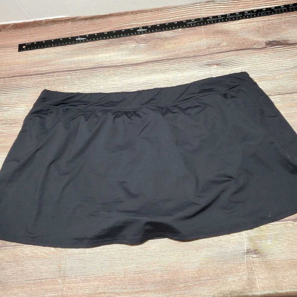 Vintage Solid Black Swimwear Skirt Shorts for Wom… - image 5