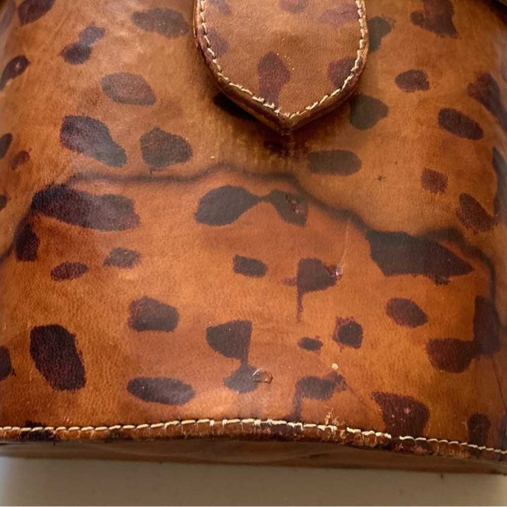 Vintage cheetah print leather Crossbody - image 12