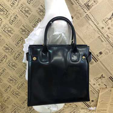 Gucci Handbag Leather Black Business Square FM334 - image 1