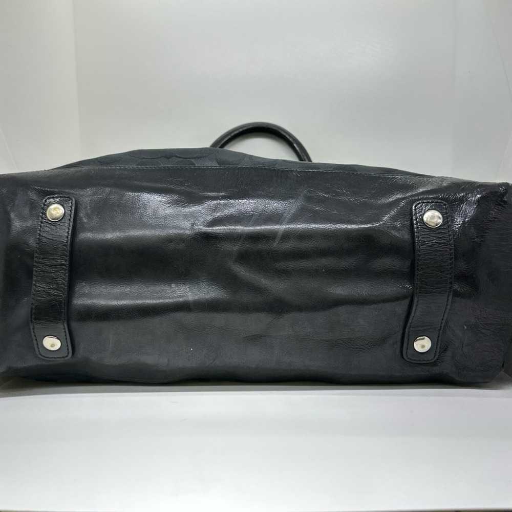 Vintage Coach Ashley Sateen Large Satchel Bag - image 5