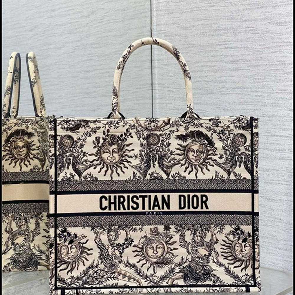 Christian Dior Black Denim Shoulder Bag - image 1