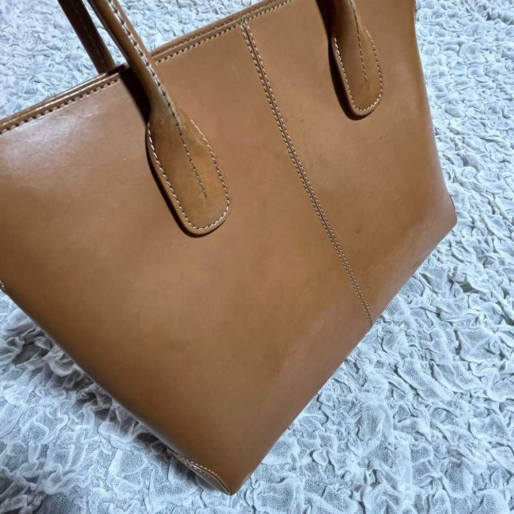 TOD'S Tote Bag in Calf Leather and Natural Leather - image 5