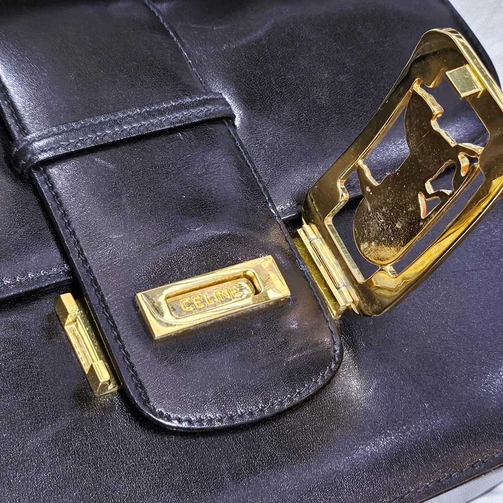 Celine Crécy Vintage leather handbag - image 9