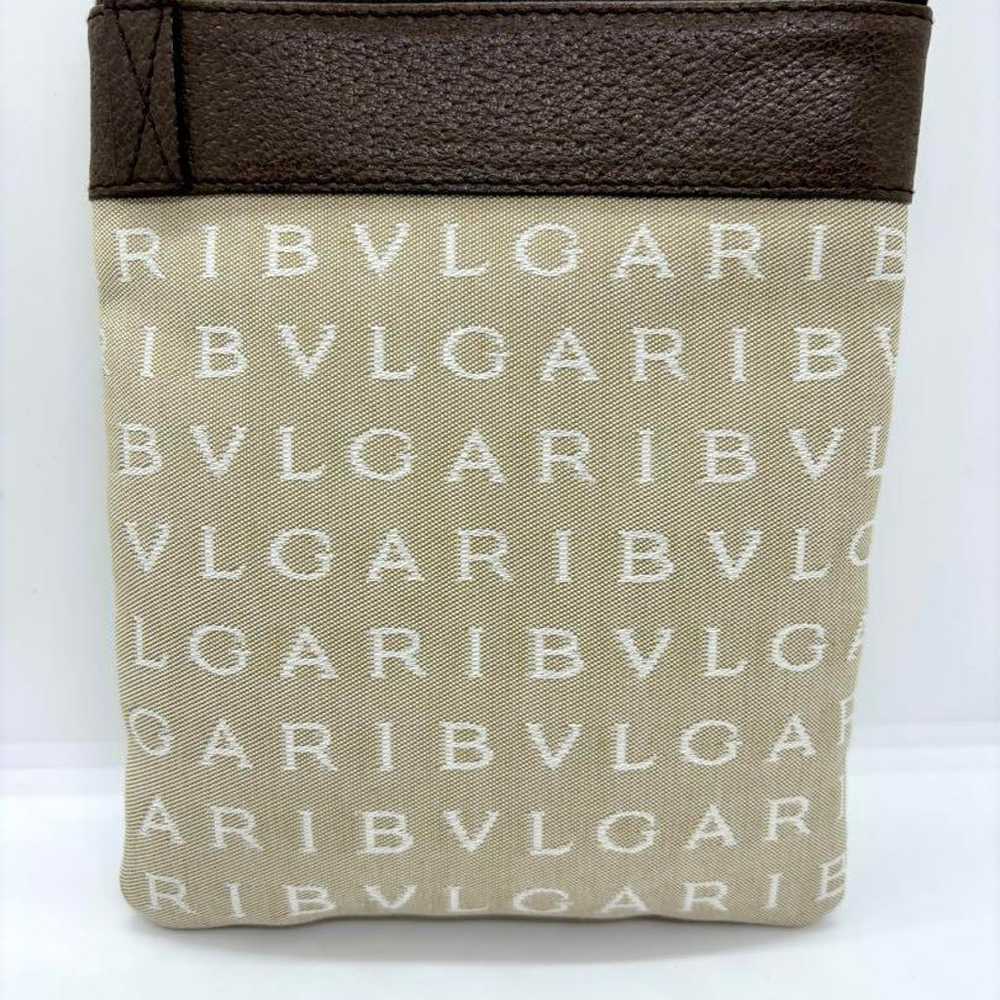 [Beautiful Condition] Bulgari Shoulder Bag Logo M… - image 2