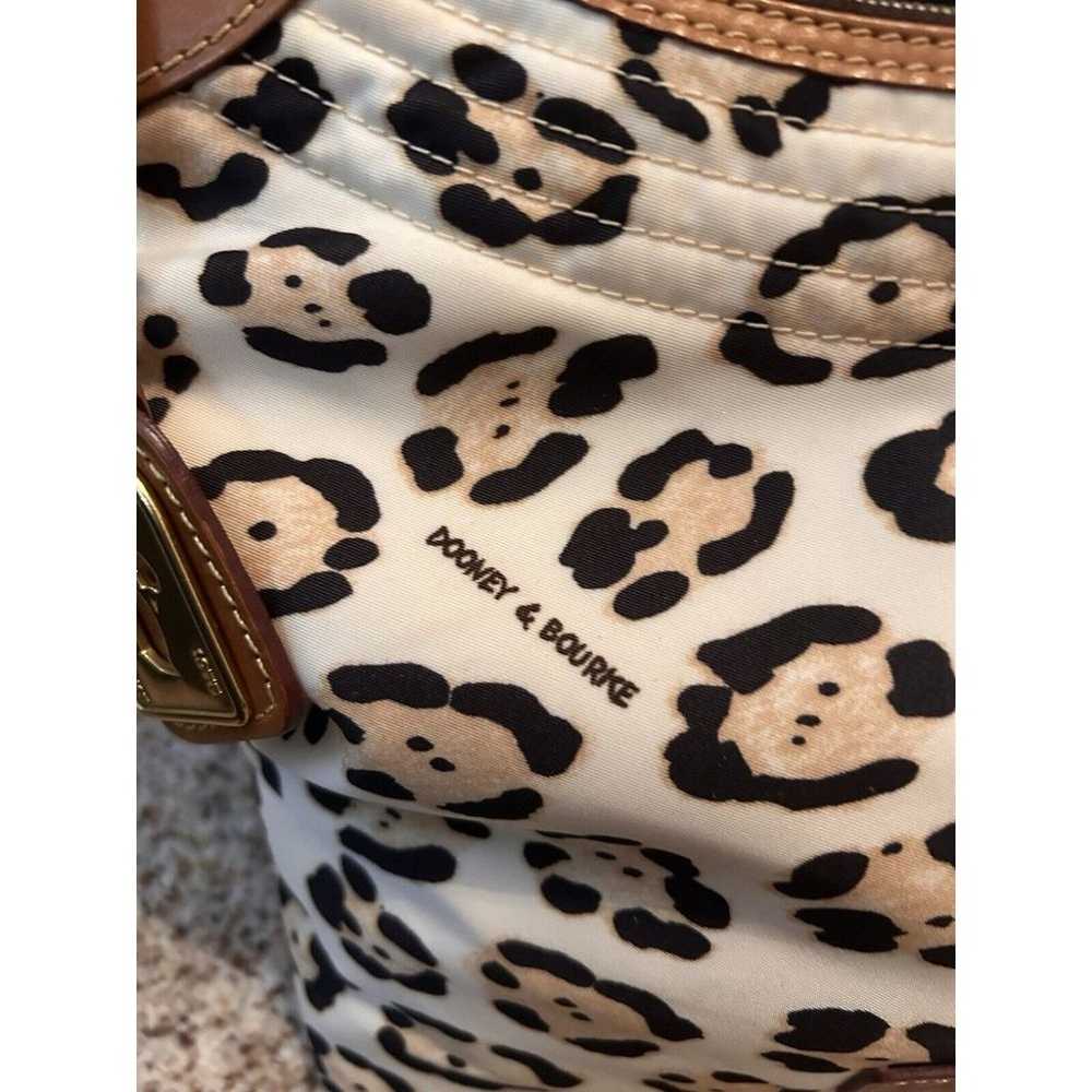 Beautiful Dooney Bourke Animal Leopard Print Larg… - image 5