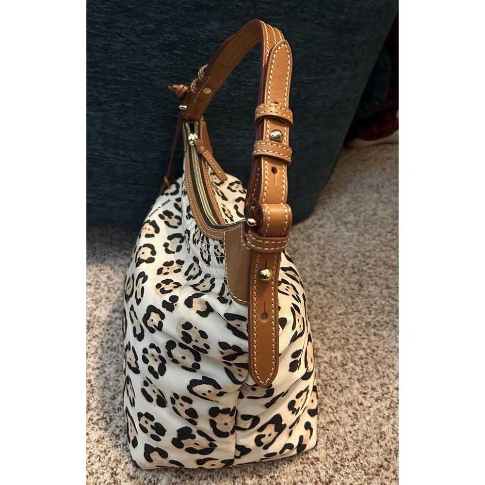 Beautiful Dooney Bourke Animal Leopard Print Larg… - image 9