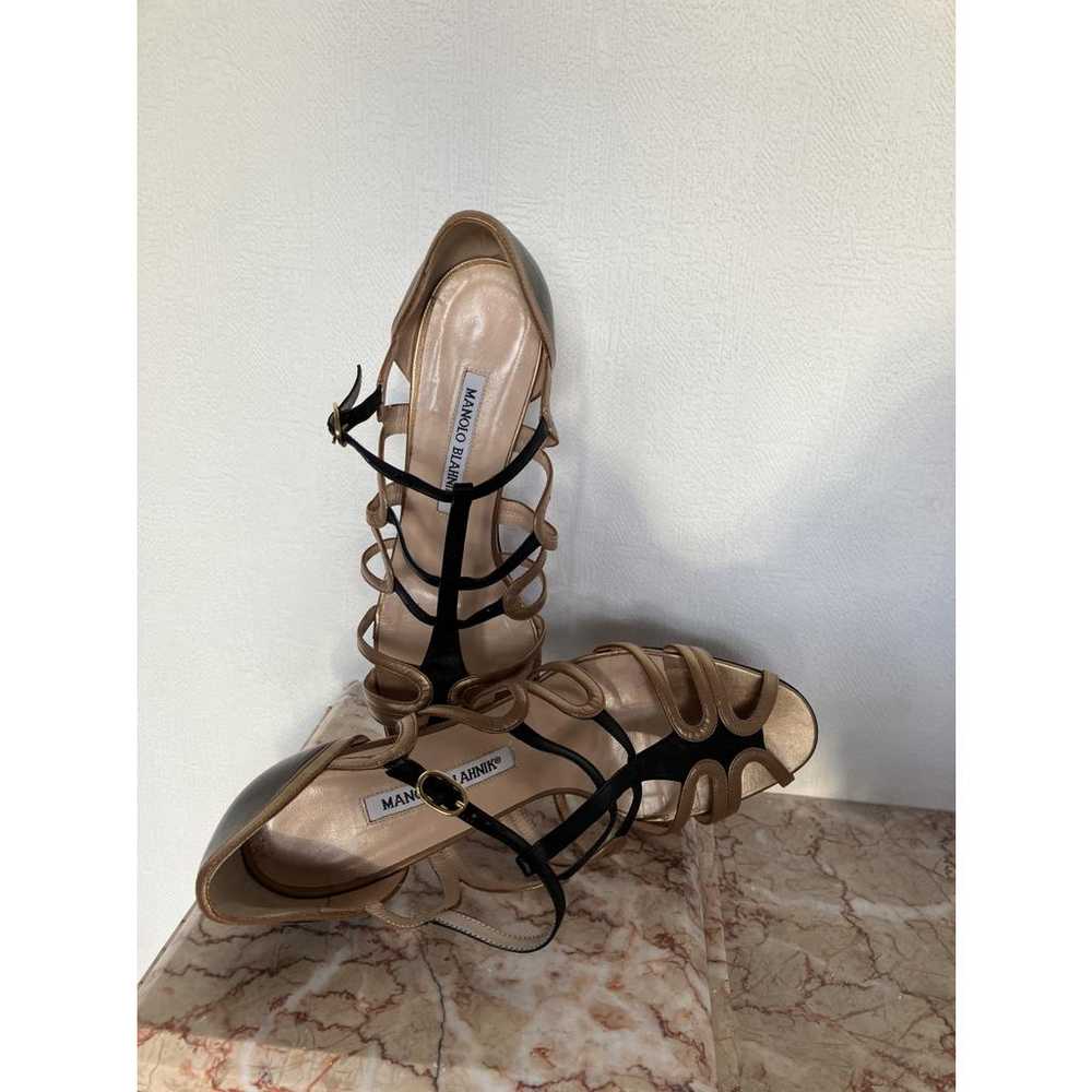 Manolo Blahnik Leather sandals