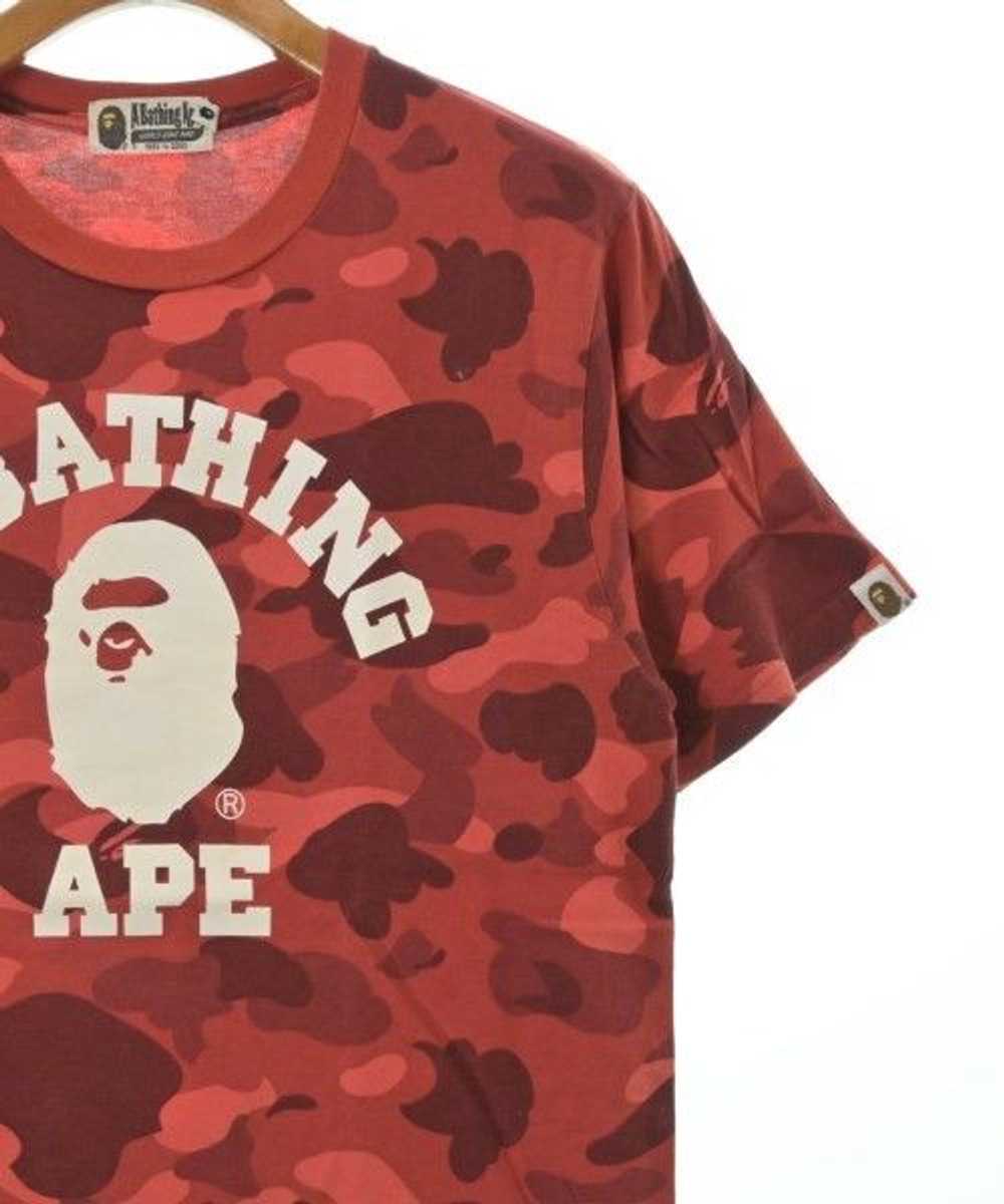 Bape Bape color camo college logo tee - image 4