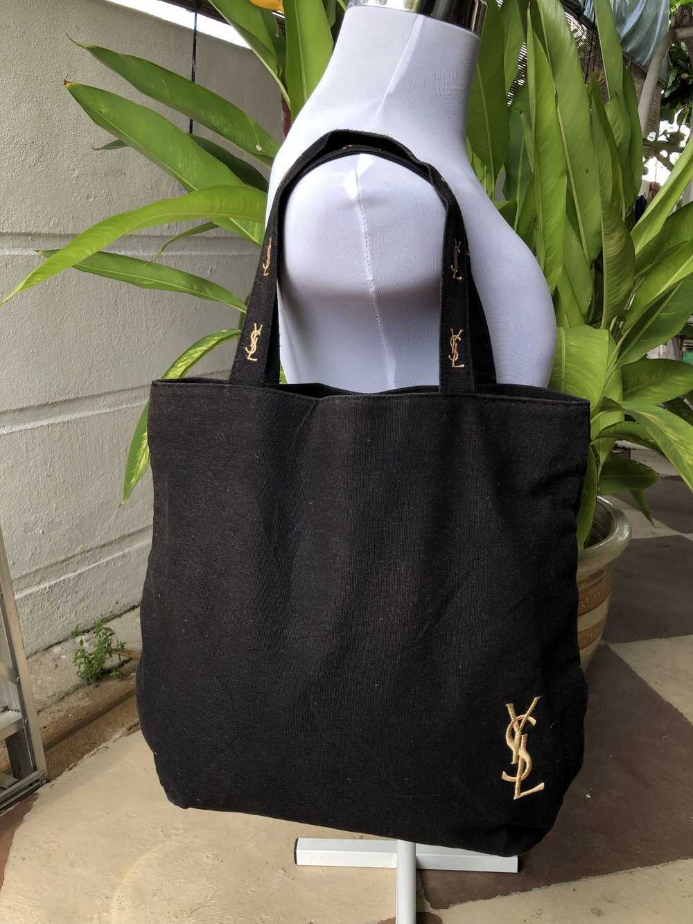 Yves Saint Laurent BLACK GOLD YSL PARFUMS TOTE BAG - image 3