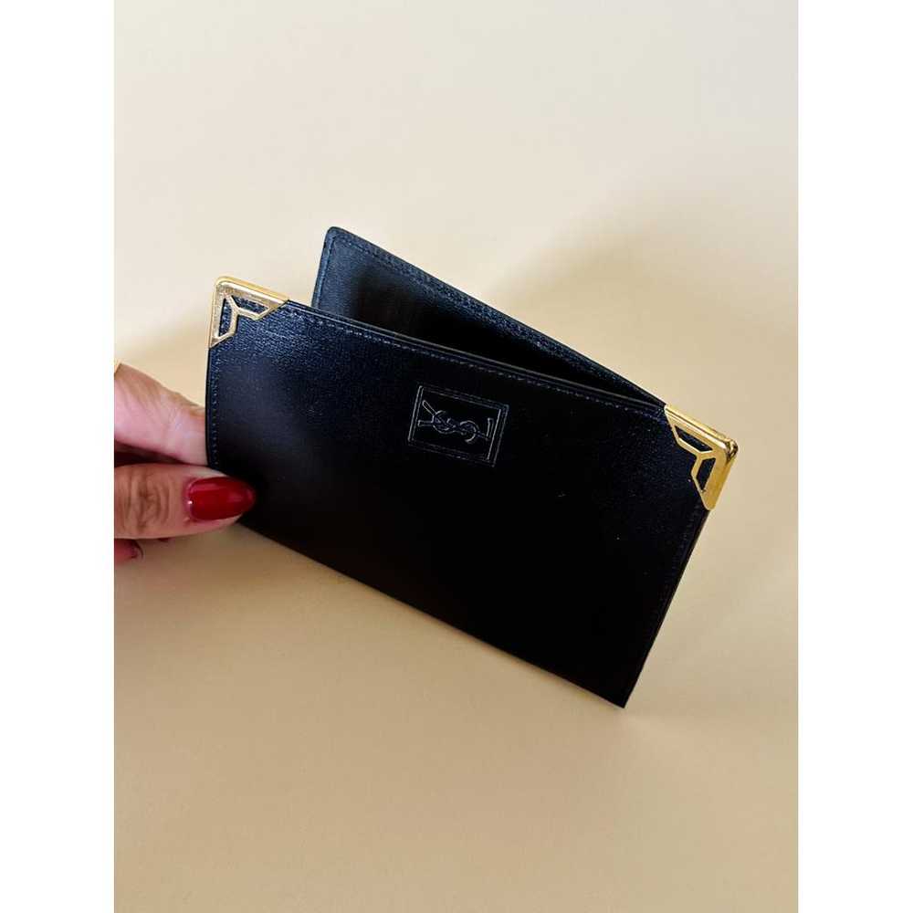 Yves Saint Laurent Leather card wallet - image 5