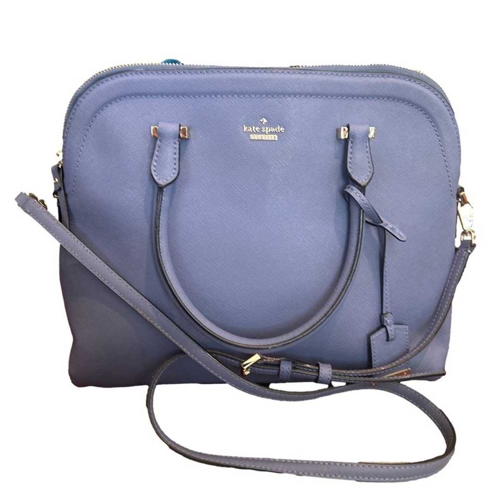 Kate Spade Cameron Street Oyster Blue Saffiano Le… - image 2