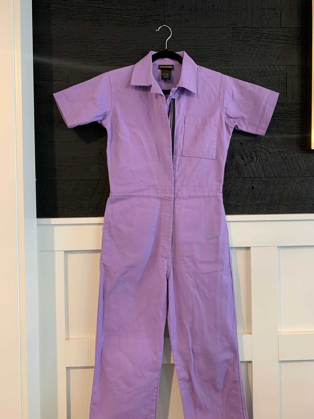 Nooworks NWOT Twill Coveralls in Lilac - image 1