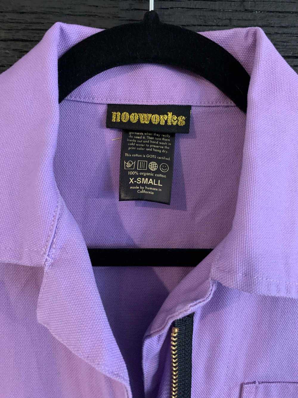 Nooworks NWOT Twill Coveralls in Lilac - image 3