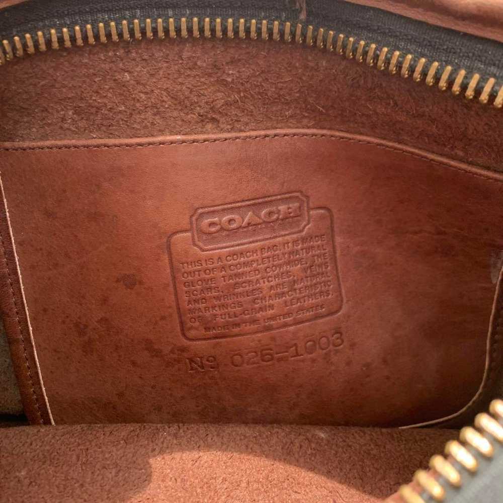 COACH Brown Leather Shoulder Bag - image 4