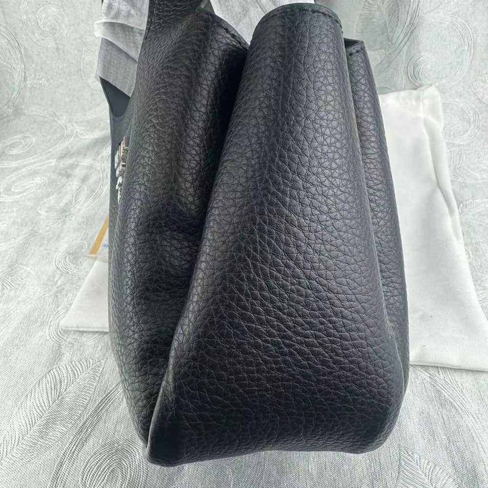 PRADA Leather Tote Bag Black - image 6