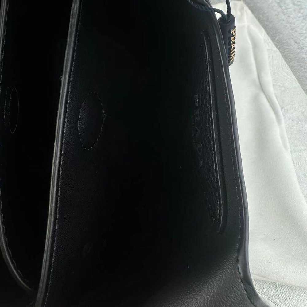 PRADA Leather Tote Bag Black - image 7