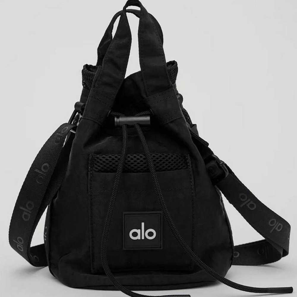 Alo Yoga Cross Body Bucket Bag Black - image 1