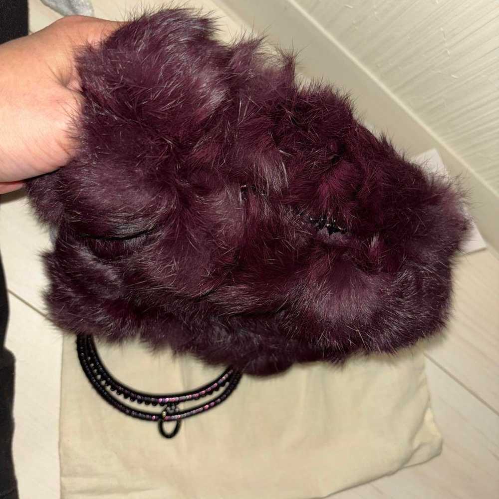 Superb Condition ANTEPRIMA Real Rabbit Fur Handbag - image 4