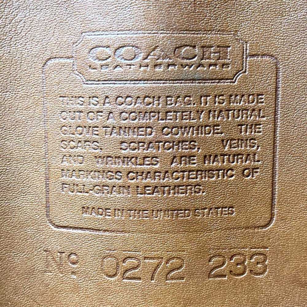 COACH Old Coach Shoulder Bag Made in USA 0272-233 - image 9