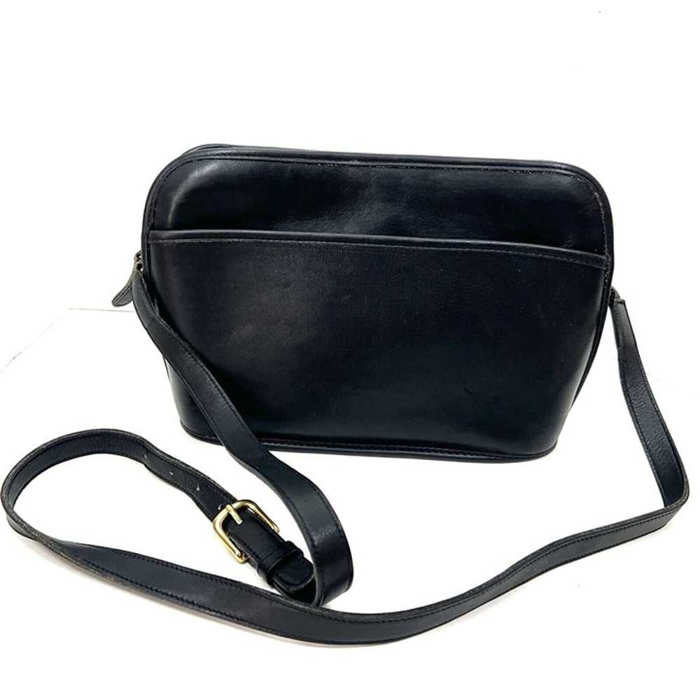 Coach Oliver Vintage Black Leather Bag USA Made F… - image 1