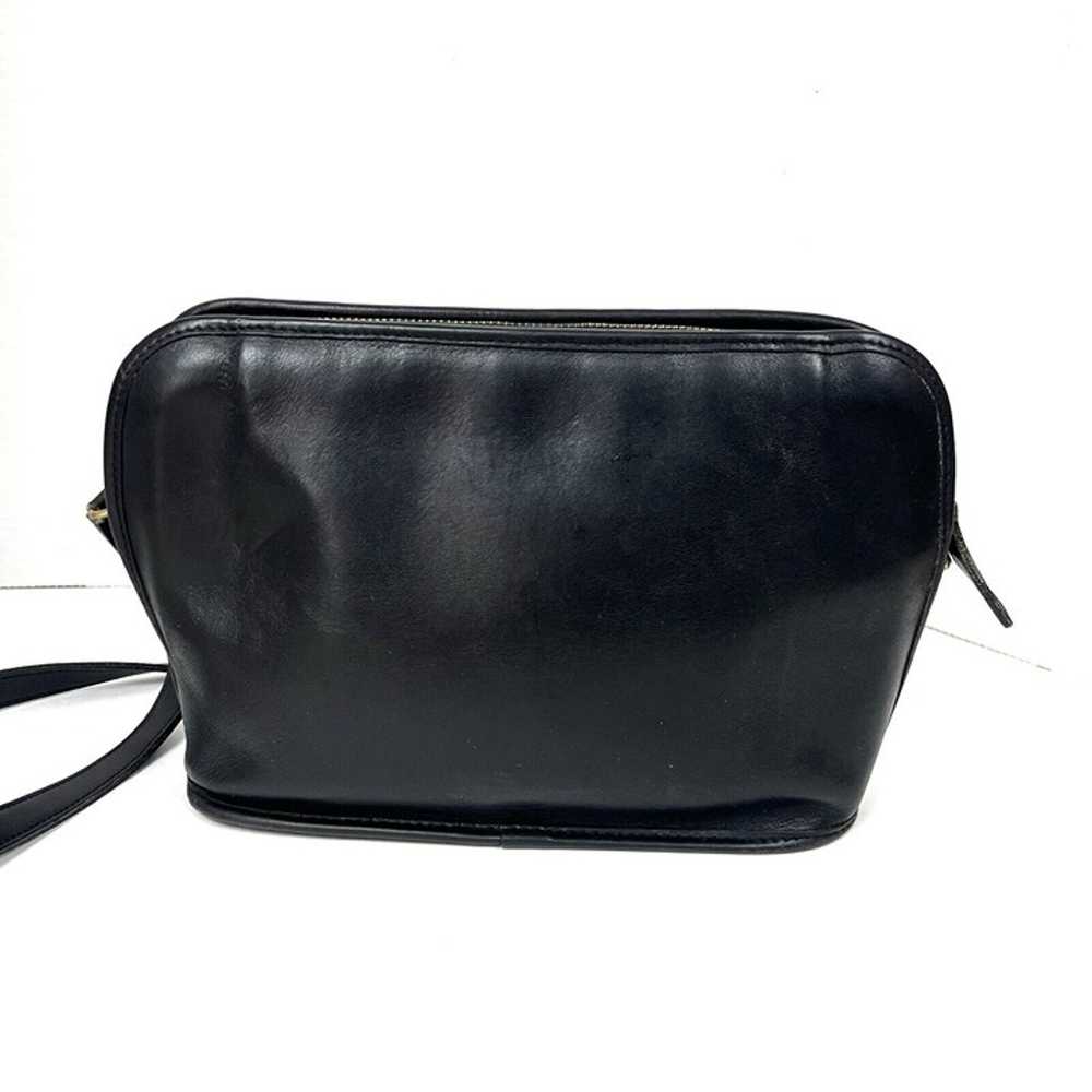 Coach Oliver Vintage Black Leather Bag USA Made F… - image 3