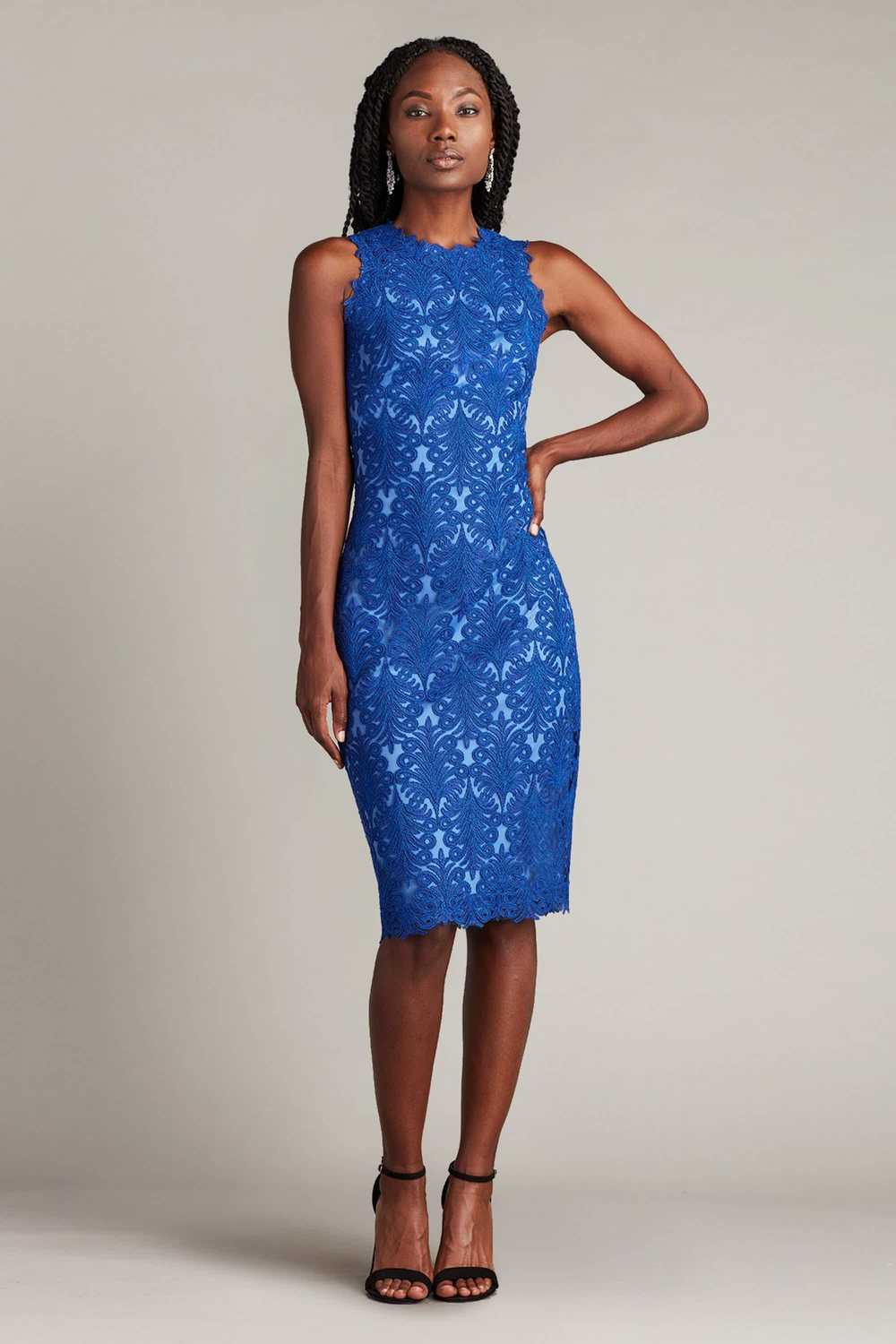 Tadashi Shoji Nia Embroidered Tulle Dress - image 3