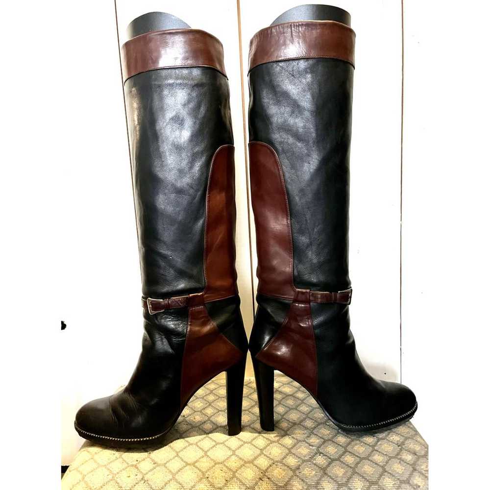 Stuart Weitzman Leather riding boots - image 4