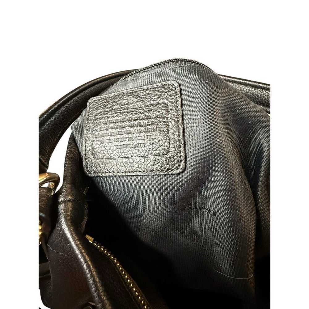 Coach Women's Scout Black Pebble Leather Hobo Bag… - image 12