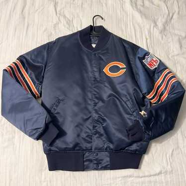 80年代 NFL BEARS スカジャン M Vintage RARE Chicago Bears NFL Game Day Puffer Winter